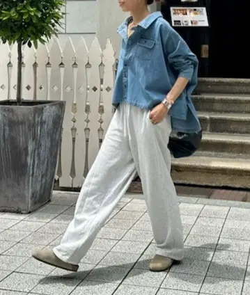 데님 셔츠