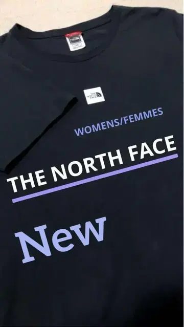 The North Face 블랙 T셔츠