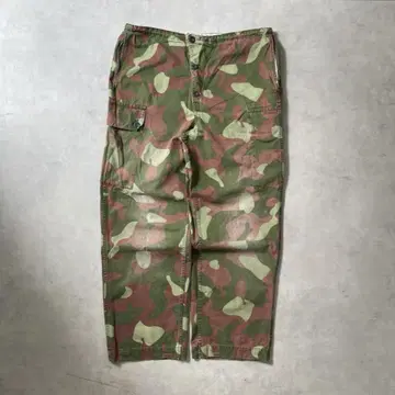 핀란드군 M62 군용 카고 팬츠 카모 무늬