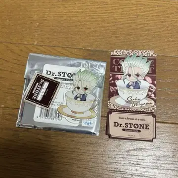 Dr.STONE 아크릴 키링 센쿠 아모카페 스티커 세트