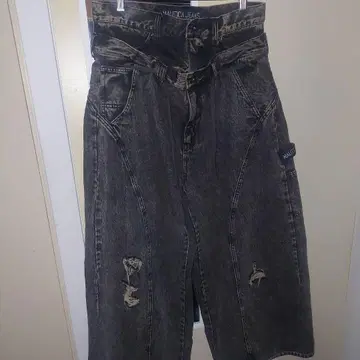 NAUTICA Double Waist Baggy Curve Denim