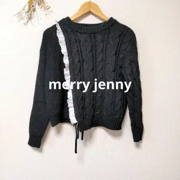 merry jenny 메리제니 니트 상의 프릴 오샤레