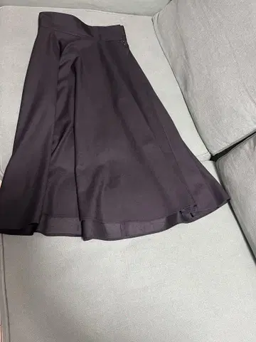그린 레이블 블랙 플레어 스커트 M