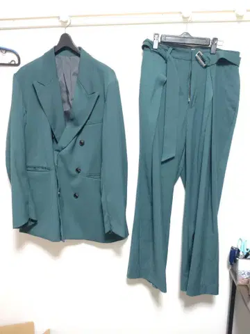 HARE 테일러드 자켓 셋업 그린 S