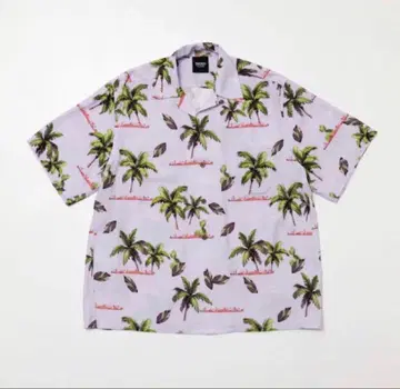 후지이 카제 Feelin' Aloha 아로하 셔츠 L 사이즈