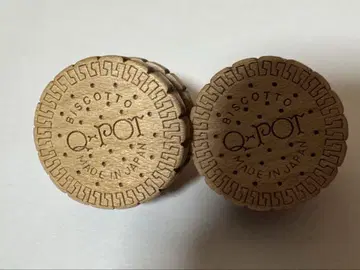 Q-pot. 비스킷 귀걸이