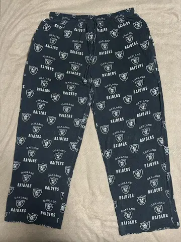 00s NFL OAKLAND RAIDERS 레이더스 올 패턴 파자마 팬츠