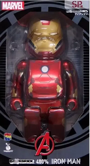 BE@RBRICK -베어브릭- 400% 아이언맨 SP상