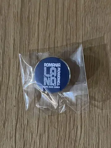 간사이 만국박람회 루마니아관 핀 배지 한정판