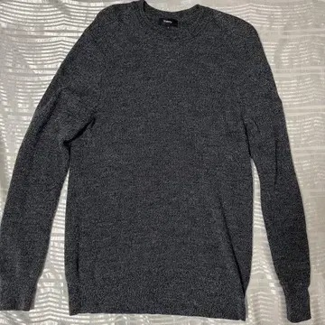 Theory 크루넥 니트 L 다크 그레이