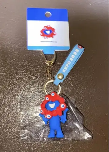 먀크먀크 입체 블루 택 키링 오사카 간사이 만박 공식