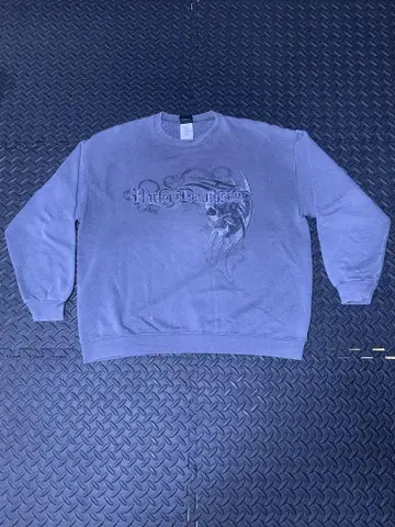 [ 스컬/이글 ] 할리데이비슨 맨투맨 그레이 XL