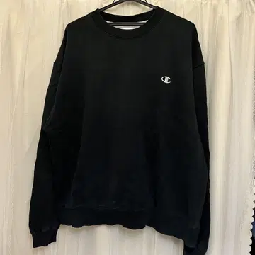 Champion 블랙 트레이닝복 XL 구제 의류 오버 사이즈