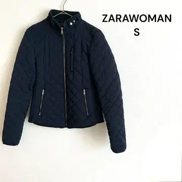 ZARAWOMAN 퀼팅 자켓 블루종 네이비 아우터 S
