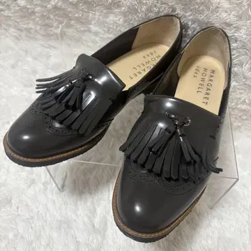 [ 미사용급 ] 마가렛호웰 아이디어 태슬 프린지 플랫슈즈 23cm