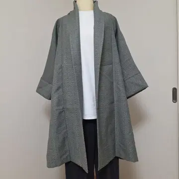기모노 리메이크 하프 코트