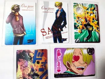 원피스 그랜드 로그 카드 상디 5장