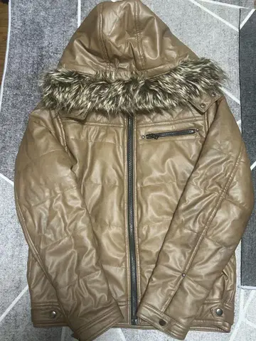 archive 퍼 자켓 브라운
