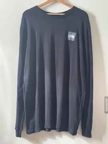 THE NORTH FACE 블랙 긴팔T셔츠