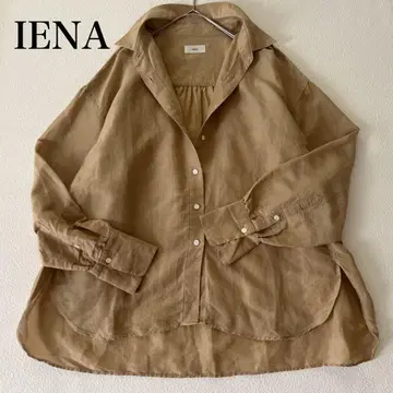 IENA 이에나 라미린넨 페미닌 셔츠 린넨 내추럴