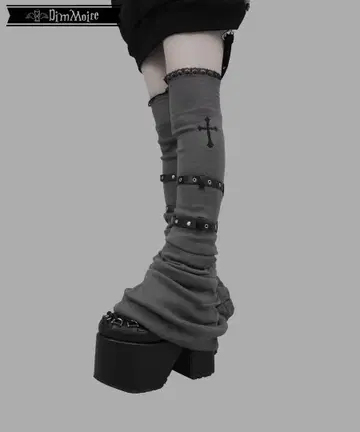 DimMoire 디무모아루 십자가의 맹세 니하이 워머 [ 그레이 ]