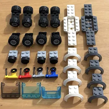 레고 LEGO 정품 자동차 부품 타이어 묶음 판매