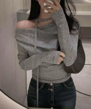 by muni:r 머플러SET 언밸런스 T셔츠