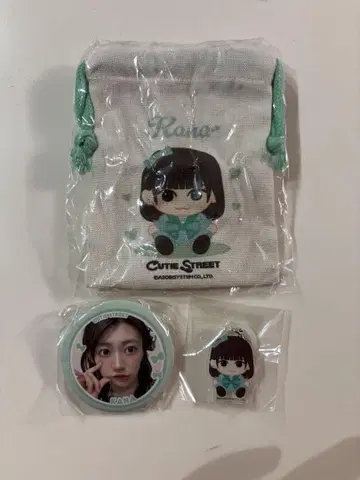 이타쿠라 카나 CUTIE STREET 큐스토 복조리 캔뱃지 표식 참