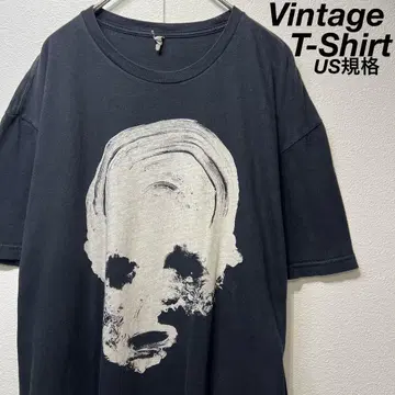 [ US 규격 ] 레어 Vintage Design 프린트 T셔츠 블랙