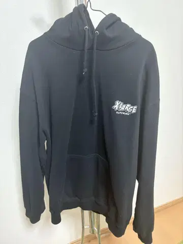 XLARGE 블랙 후드티 L 사이즈