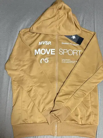 MOVE SPORT 집업 후드티 브라운
