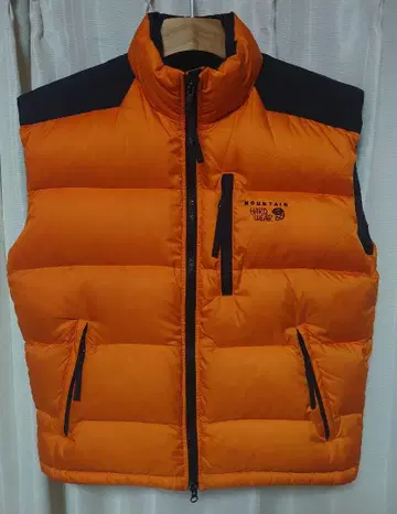 90s MOUNTAIN HARD WEAR 다운 베스트 오렌지
