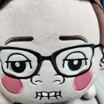 안경 캐릭터 봉제 인형 본체