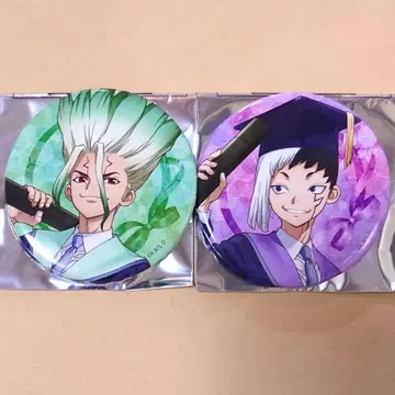 Dr.STONE 센쿠 겐 캔뱃지 아카데믹 가운 닥터스톤