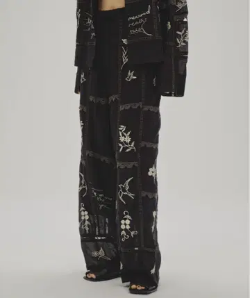 TODAYFUL Embroidery Patchwork Trousers