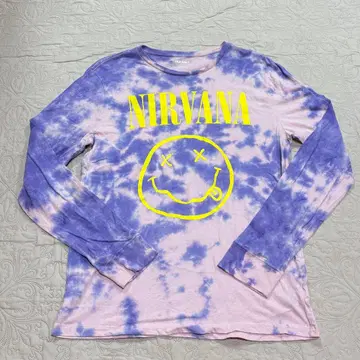 NIRVANA 너바나 올드 네이비 긴팔