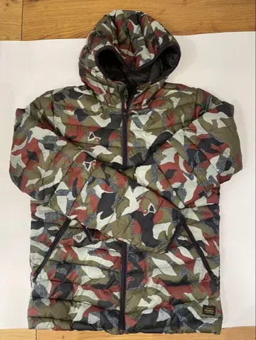 스코치 앤 소다 카모 패턴 패딩 자켓 M SCOTCH&SODA