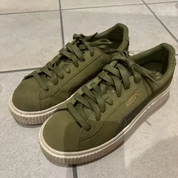 PUMA 푸마 스니커즈 카키 24.5cm
