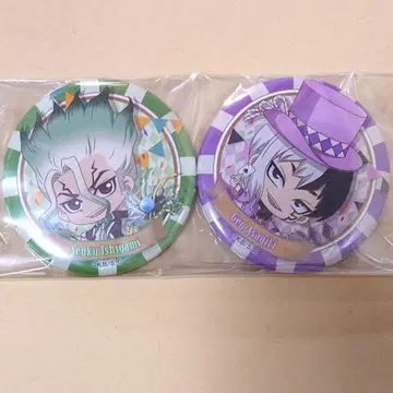 Dr.STONE 센쿠 겐 캔뱃지 캬라호핀! 닥터 스톤