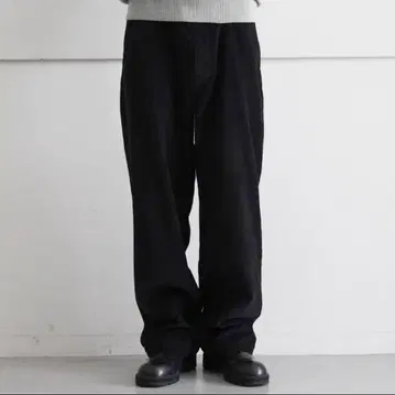 [ order ] loose corduroy pants 블랙