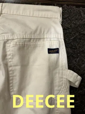 빈티지 DEECEE made in USA 페인터 팬츠 화이트