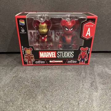 MARVEL Be@rbrick 제일복권 A상 아이언맨 스파이더맨