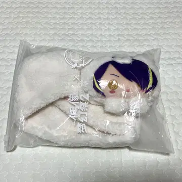 앙스타 화이트 곰돌이 머플러 시노부