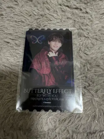 나카지마 소우타 클리어 사진 티켓 FANTASTICS 팬타 현장 한정판