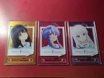 Summer Pockets 사진 스타일 아크릴 스탠드 카모메 아오 시로하