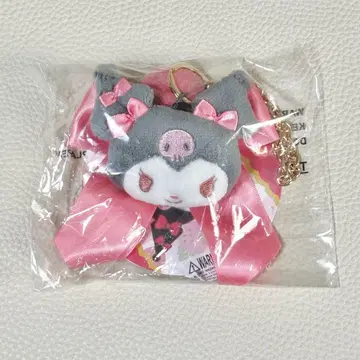 [ 완판템 ] 산리오 홍콩 한정판 딸기신문 50주년 쿠로미 리본 키링