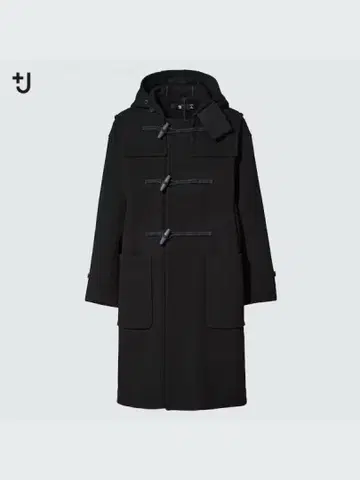 UNIQLO +J 울 오버 사이즈 더플 코트
