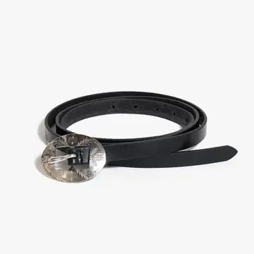THE LETTERS WESTERN OVAL LONG BELT