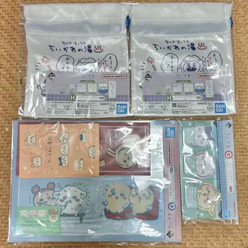 치이카와 (먼작귀) 제일복권 치이카와의 온천 H상 G상 합계 4점 세트