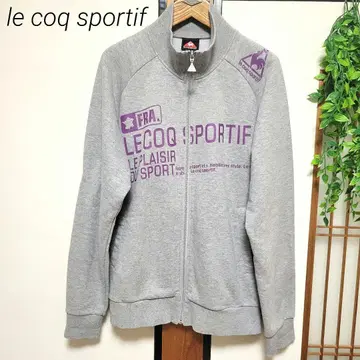 르꼬끄 스포르티브 맨투맨 집업 로고 lecoqsportif